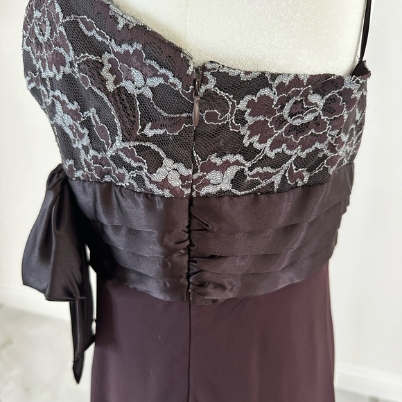 Robbie Bee Brown Spaghetti Strap Sundress Midi - Picture 5 of 8